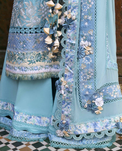 Republic Womenswear | Reine Luxury Lawn 26 | Lilas - Dress - available at Maria Faisal in UK and USA.