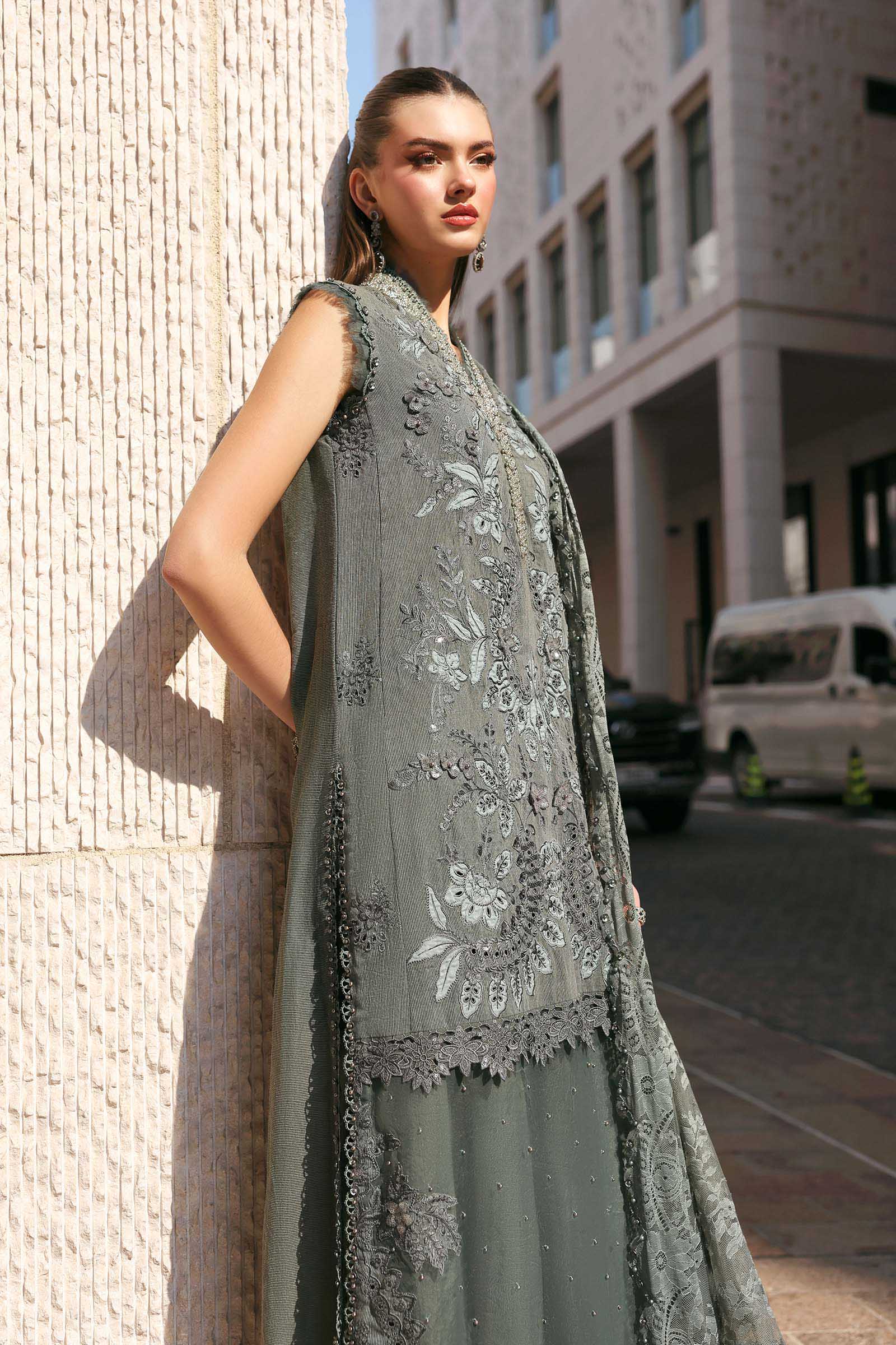 Maria B | Lawn 26 | D-2603-B - Luxury Dress - available at Maria Faisal in UK and USA.