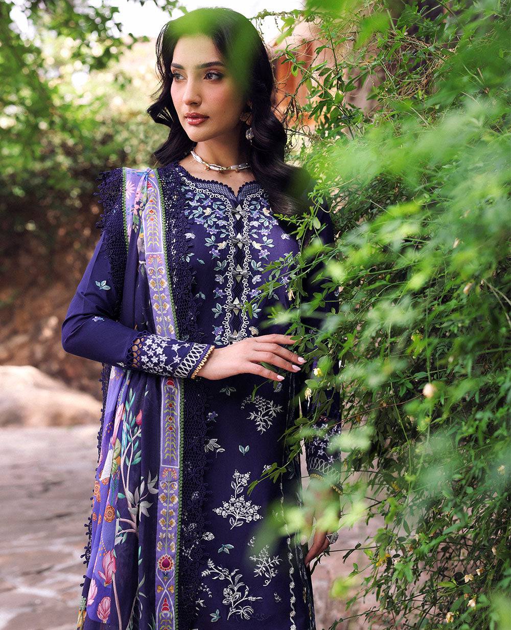 Republic Womenswear | Talia Luxury Lawn 25 | D3-B - Saia by Maria Faisal - Registered Vendor of : Republic Womenswear - type : Ladies Clothes - 100% original wedding dresses