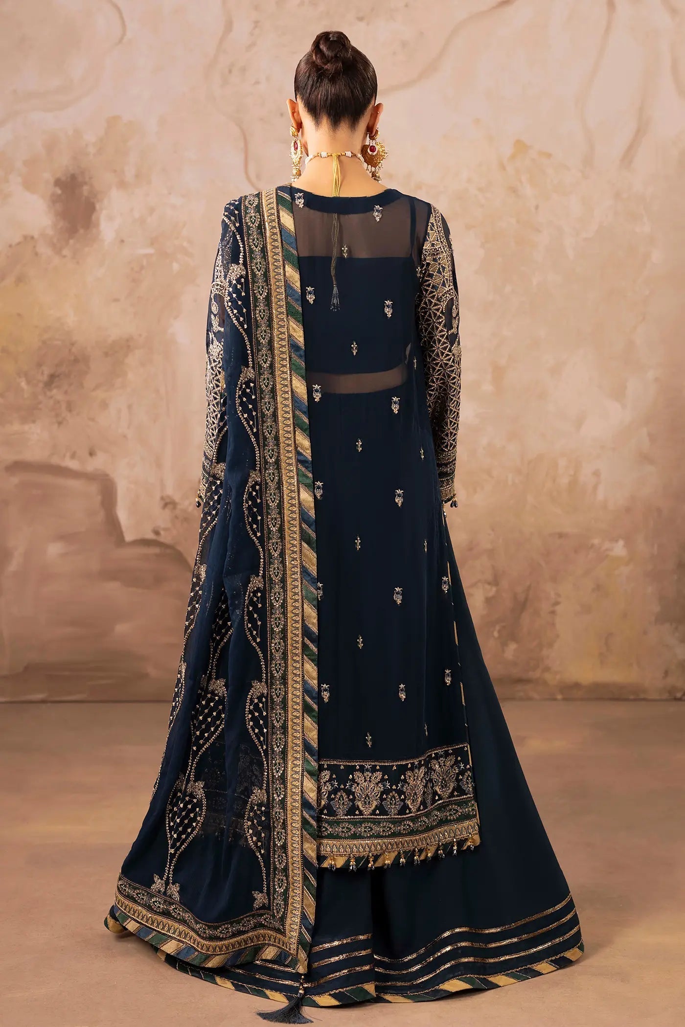 Adans Libas | Barroco Formals 25 | Barroco 1552 - Formal Dress - available at Maria Faisal in UK and USA.