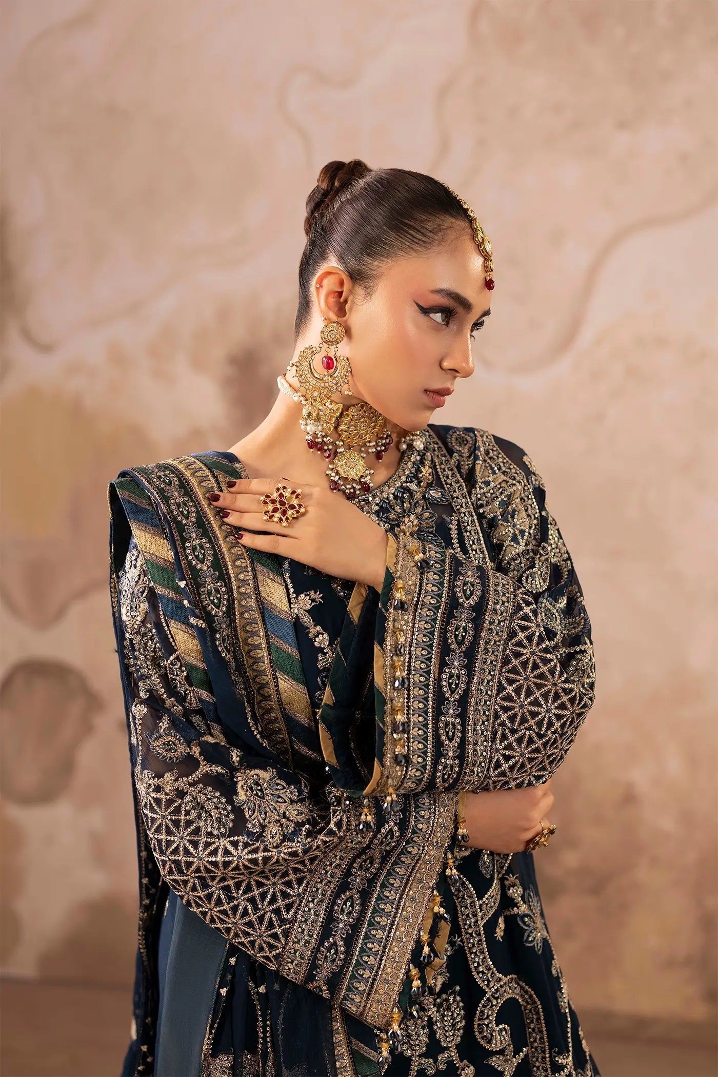 Adans Libas | Barroco Formals 25 | Barroco 1552 - Formal Dress - available at Maria Faisal in UK and USA.