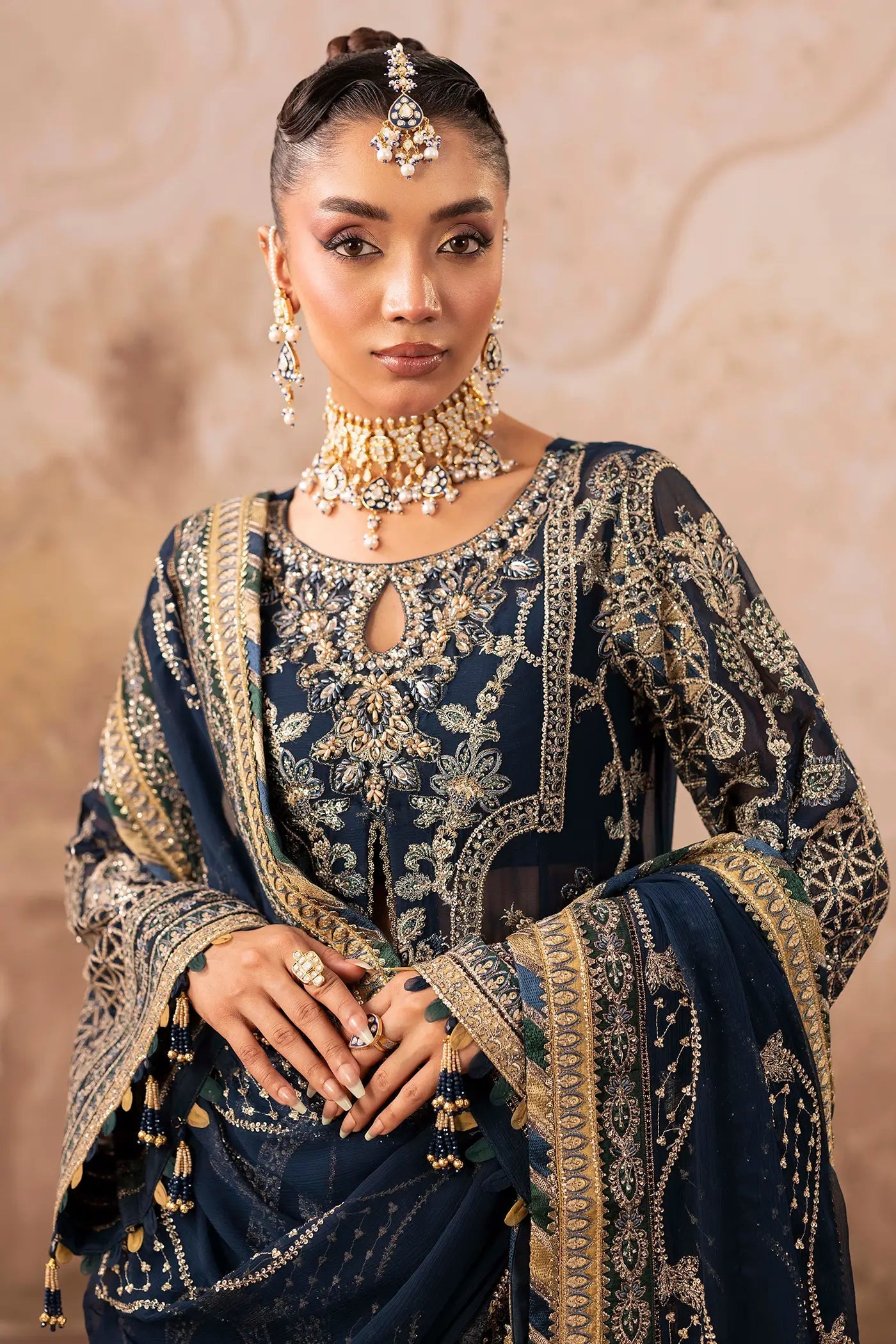 Adans Libas | Barroco Formals 25 | Barroco 1552 - Formal Dress - available at Maria Faisal in UK and USA.