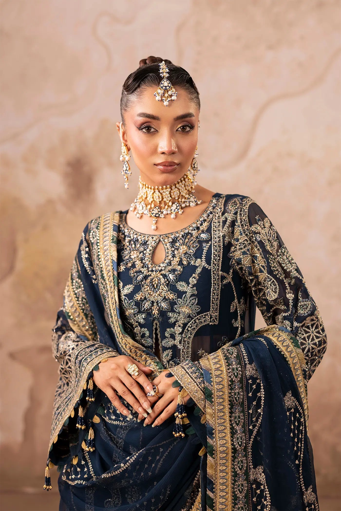 Adans Libas | Barroco Formals 25 | Barroco 1552 - Formal Dress - available at Maria Faisal in UK and USA.