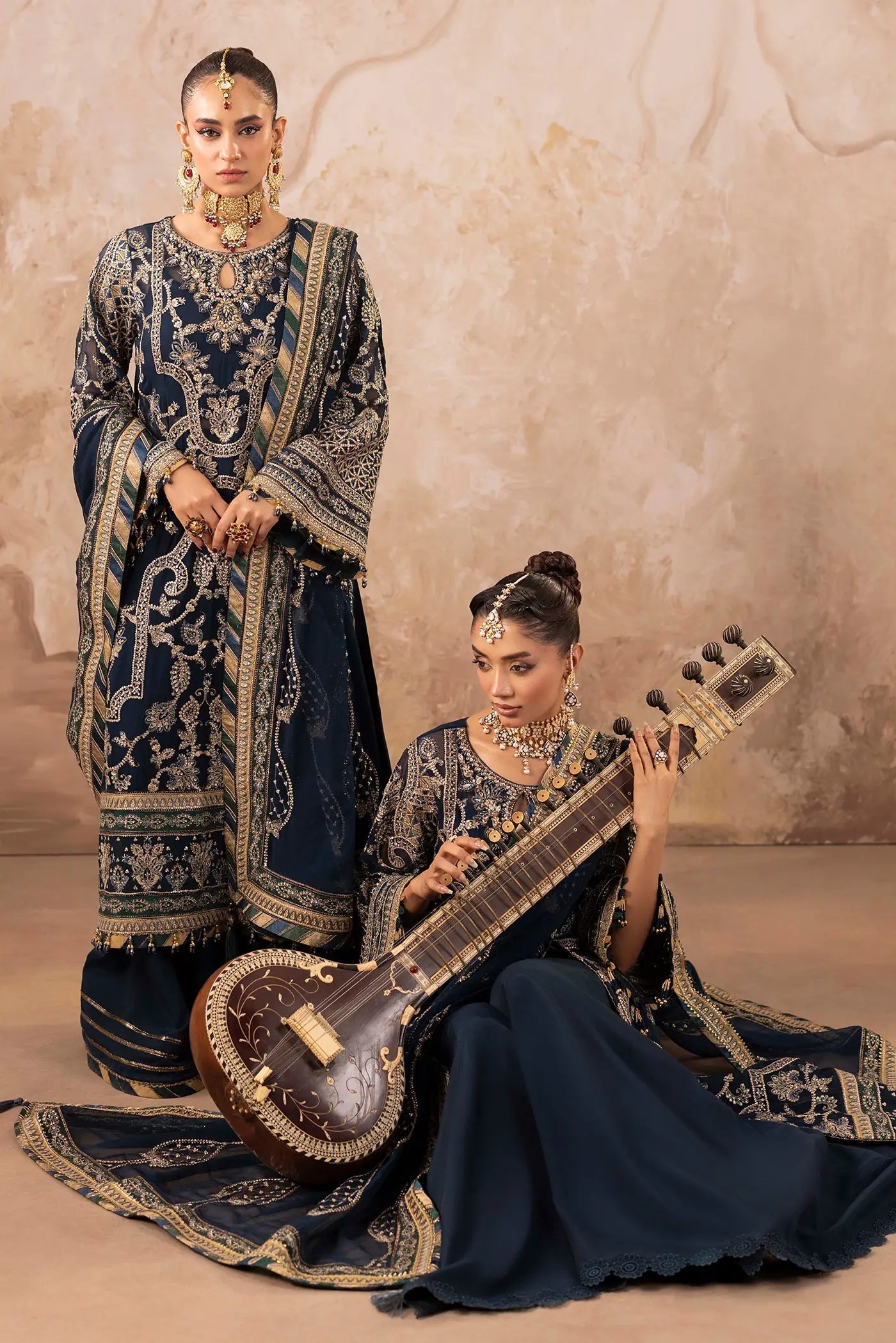 Adans Libas | Barroco Formals 25 | Barroco 1552 - Formal Dress - available at Maria Faisal in UK and USA.