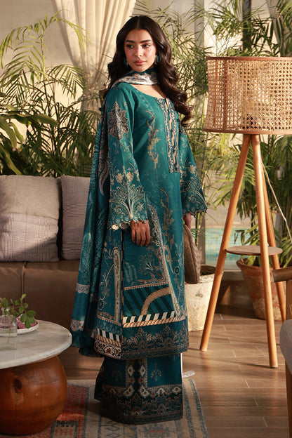Gulaal | Delia Lawn 26 | Isla - Luxury Dress - available at Maria Faisal in UK and USA.