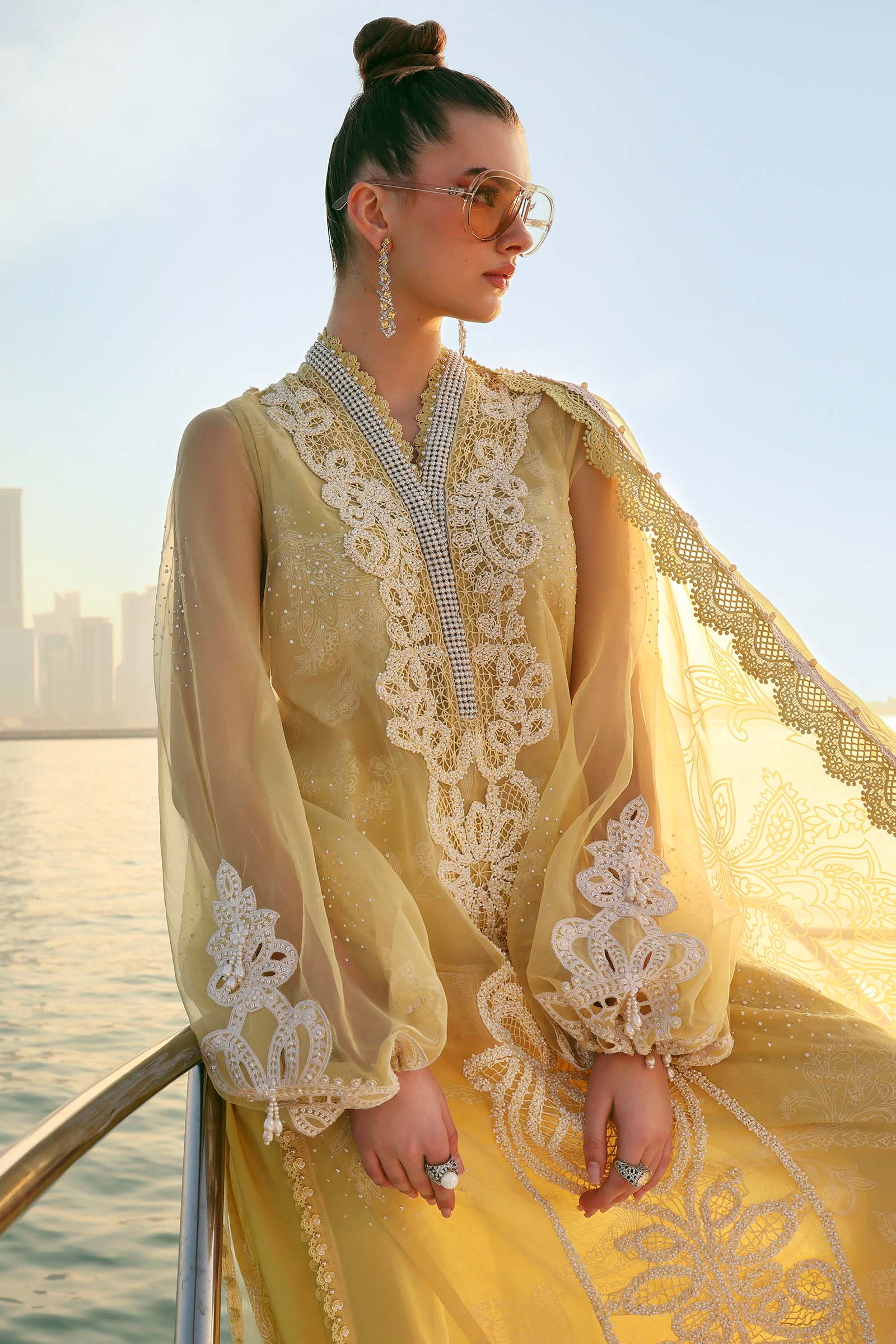 Maria B | Lawn 26 | D-2604-A - Luxury Dress - available at Maria Faisal in UK and USA.