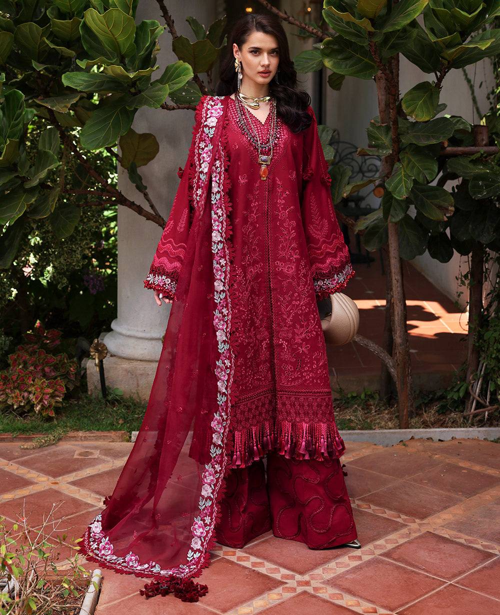 Republic Womenswear | Kalani Eid Luxury Lawn 25 | D4-A - Rhea by Maria Faisal - Registered Vendor of : Republic Womenswear - type : Ladies Clothes - 100% original wedding dresses