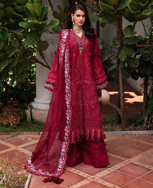 Republic Womenswear | Kalani Eid Luxury Lawn 25 | D4-A - Rhea by Maria Faisal - Registered Vendor of : Republic Womenswear - type : Ladies Clothes - 100% original wedding dresses