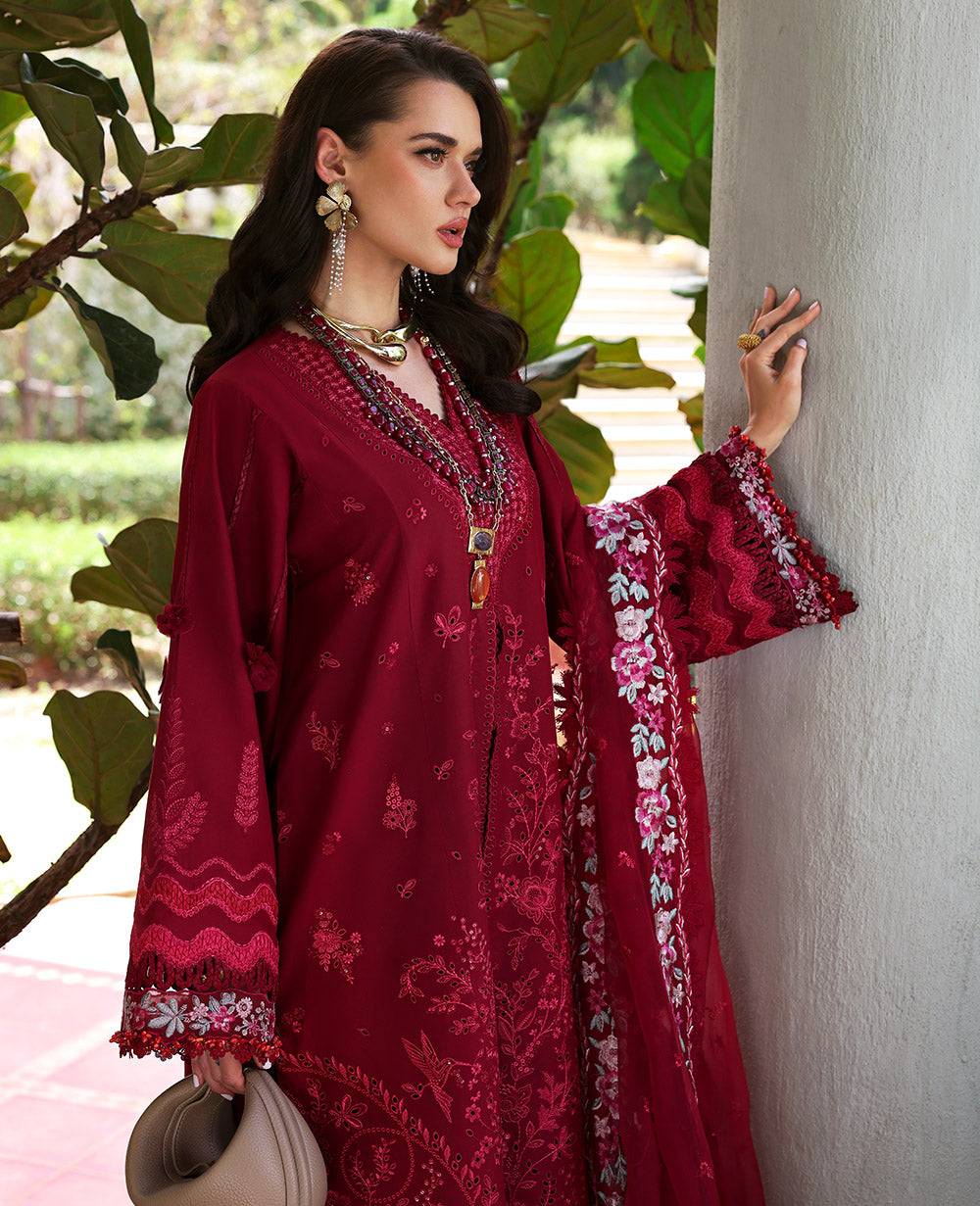 Republic Womenswear | Kalani Eid Luxury Lawn 25 | D4-A - Rhea by Maria Faisal - Registered Vendor of : Republic Womenswear - type : Ladies Clothes - 100% original wedding dresses