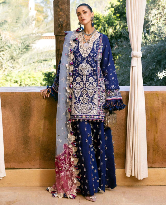 Republic Womenswear | Reine Luxury Lawn 26 | Sia - Dress - available at Maria Faisal in UK and USA.