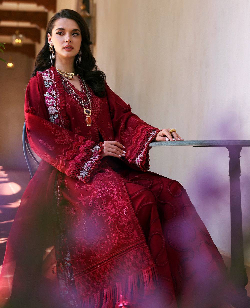 Republic Womenswear | Kalani Eid Luxury Lawn 25 | D4-A - Rhea by Maria Faisal - Registered Vendor of : Republic Womenswear - type : Ladies Clothes - 100% original wedding dresses