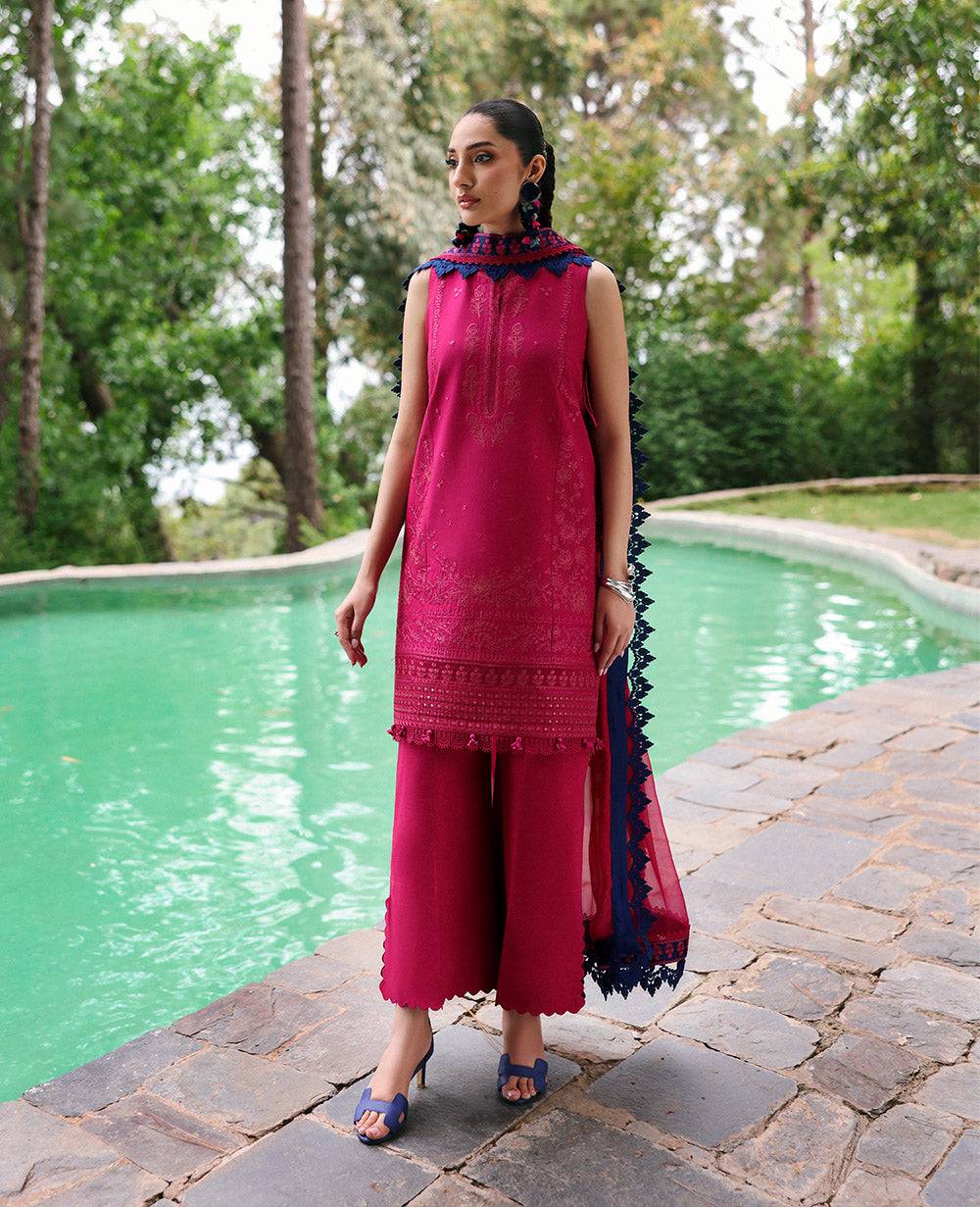 Republic Womenswear | Talia Luxury Lawn 25 | D4-B - Lysa by Maria Faisal - Registered Vendor of : Republic Womenswear - type : Ladies Clothes - 100% original wedding dresses
