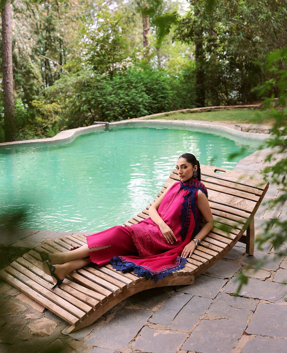 Republic Womenswear | Talia Luxury Lawn 25 | D4-B - Lysa by Maria Faisal - Registered Vendor of : Republic Womenswear - type : Ladies Clothes - 100% original wedding dresses