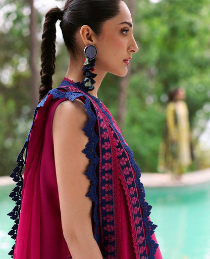 Republic Womenswear | Talia Luxury Lawn 25 | D4-B - Lysa by Maria Faisal - Registered Vendor of : Republic Womenswear - type : Ladies Clothes - 100% original wedding dresses