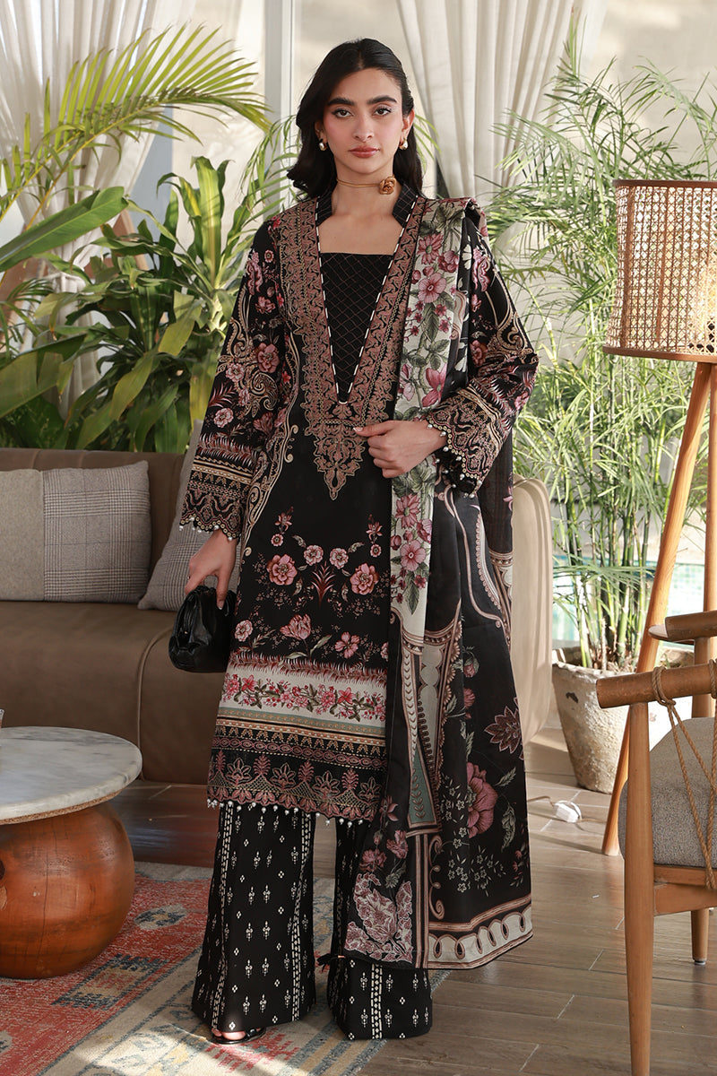 Gulaal | Delia Lawn 26 | Soleil - Luxury Dress - available at Maria Faisal in UK and USA.
