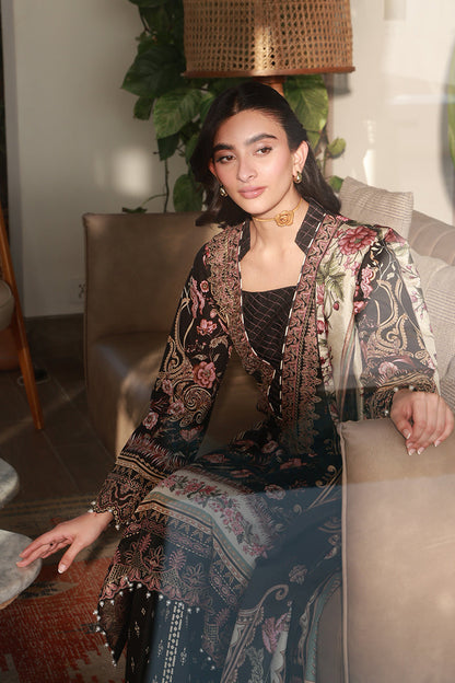 Gulaal | Delia Lawn 26 | Soleil - Luxury Dress - available at Maria Faisal in UK and USA.