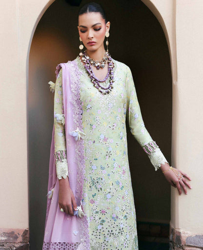 Republic Womenswear | Reine Luxury Lawn 26 | Perla - Dress - available at Maria Faisal in UK and USA.