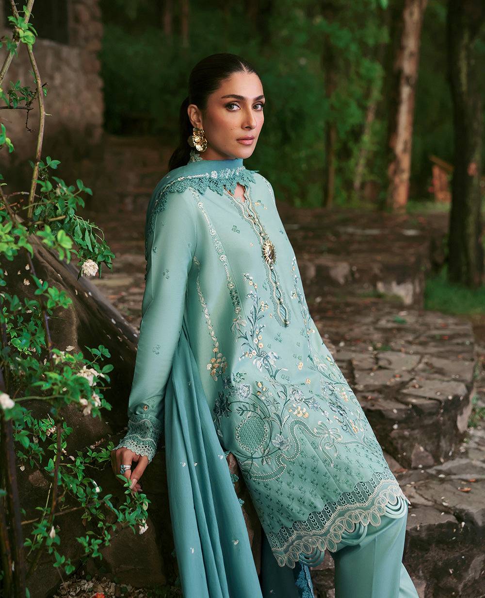 Republic Womenswear | Talia Luxury Lawn 25 | D5-A - Kaeliya by Maria Faisal - Registered Vendor of : Republic Womenswear - type : Ladies Clothes - 100% original wedding dresses