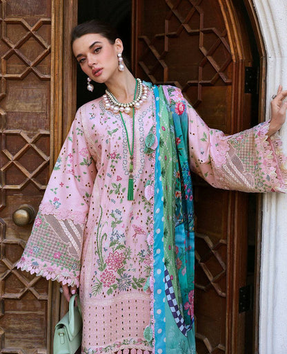 Republic Womenswear | Kalani Eid Luxury Lawn 25 | D5-A - Meher by Maria Faisal - Registered Vendor of : Republic Womenswear - type : Ladies Clothes - 100% original wedding dresses