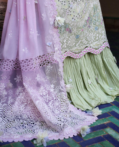 Republic Womenswear | Reine Luxury Lawn 26 | Perla - Dress - available at Maria Faisal in UK and USA.