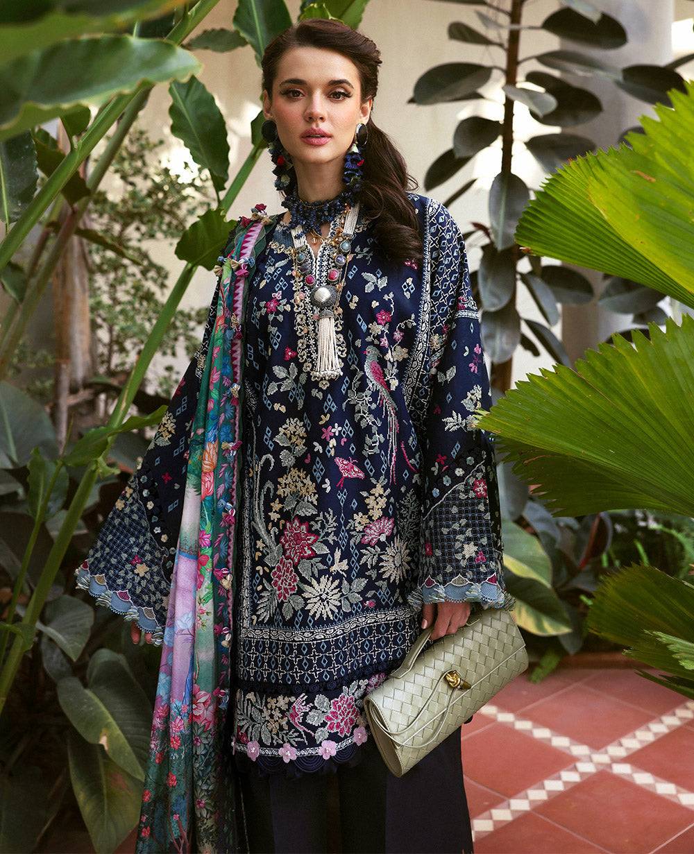 Republic Womenswear | Kalani Eid Luxury Lawn 25 | D5-B - Nyra by Maria Faisal - Registered Vendor of : Republic Womenswear - type : Ladies Clothes - 100% original wedding dresses