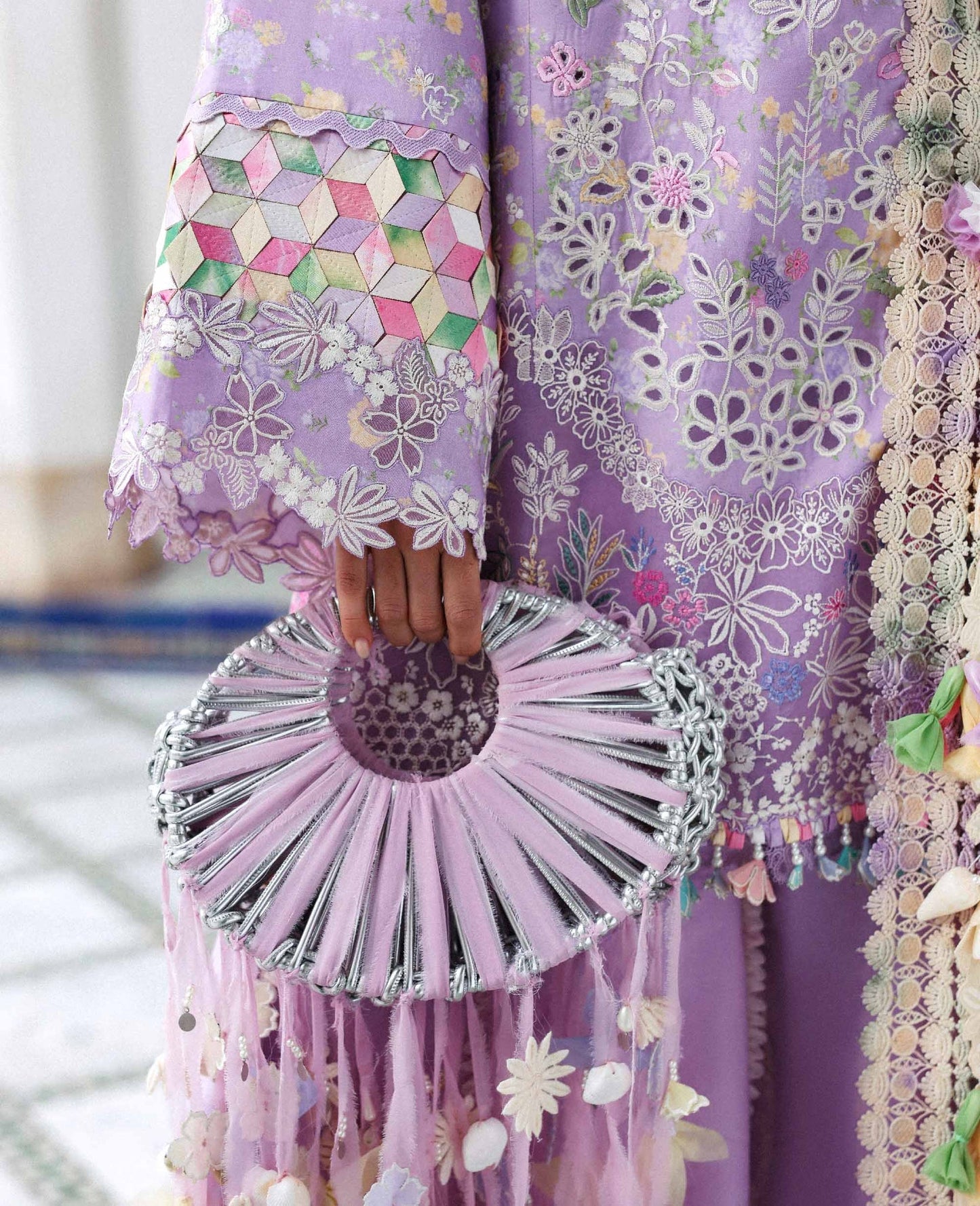 Republic Womenswear | Reine Luxury Lawn 26 | Licci - Dress - available at Maria Faisal in UK and USA.