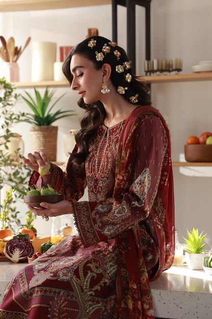 Gulaal | Delia Lawn 26 | Reva - Luxury Dress - available at Maria Faisal in UK and USA.
