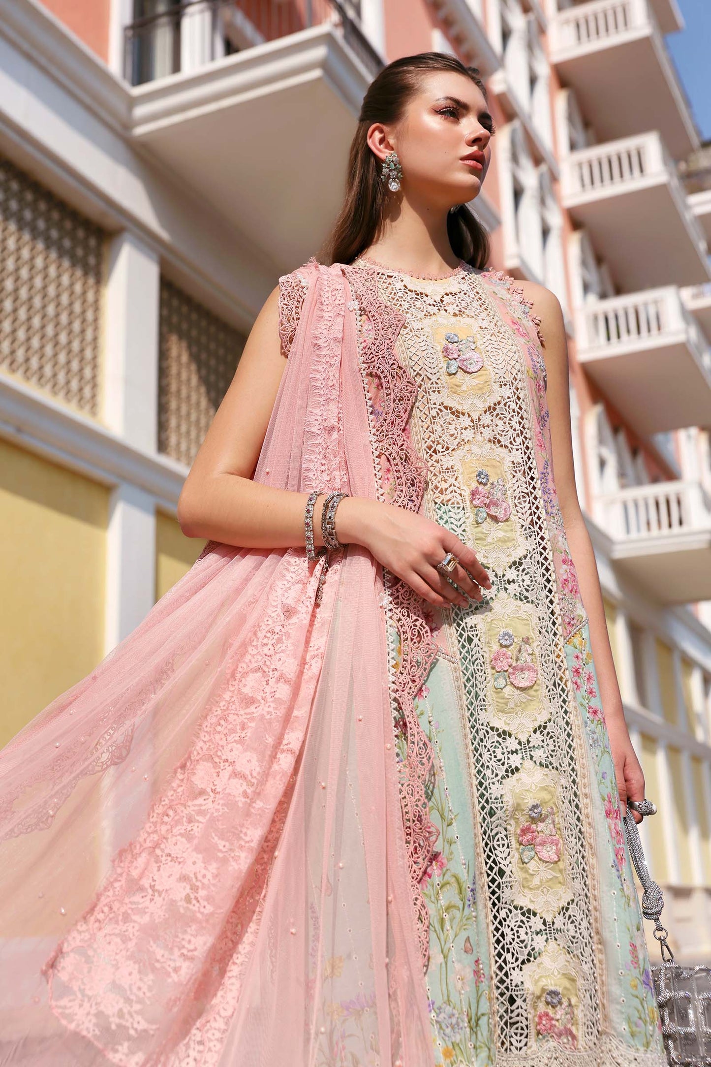 Maria B | Lawn 26 | D-2606-A - Luxury Dress - available at Maria Faisal in UK and USA.