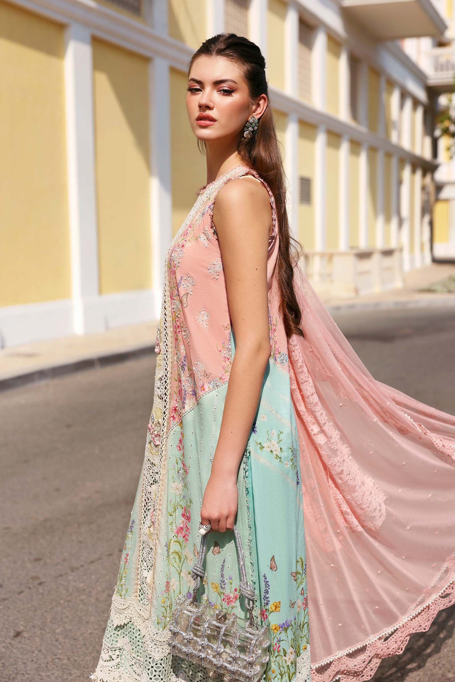 Maria B | Lawn 26 | D-2606-A - Luxury Dress - available at Maria Faisal in UK and USA.