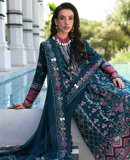 Republic Womenswear | Kalani Eid Luxury Lawn 25 | D6-B - Talia by Maria Faisal - Registered Vendor of : Republic Womenswear - type : Ladies Clothes - 100% original wedding dresses
