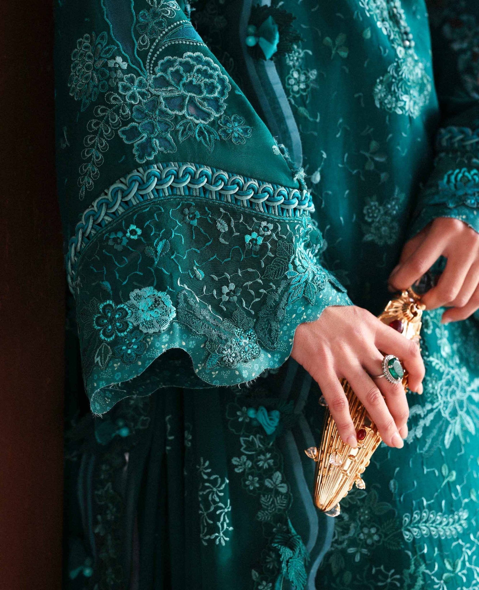 Republic Womenswear | Reine Luxury Lawn 26 | Luna - Dress - available at Maria Faisal in UK and USA.