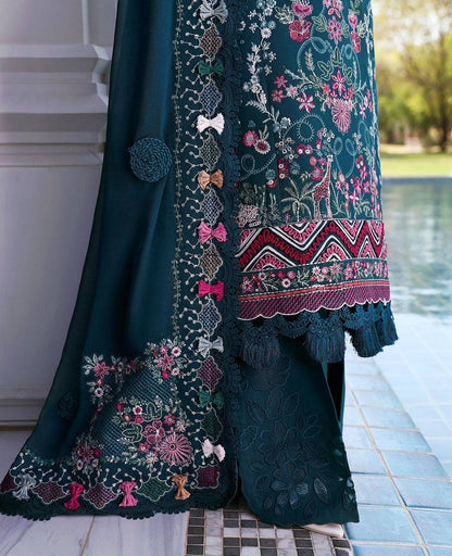 Republic Womenswear | Kalani Eid Luxury Lawn 25 | D6-B - Talia by Maria Faisal - Registered Vendor of : Republic Womenswear - type : Ladies Clothes - 100% original wedding dresses