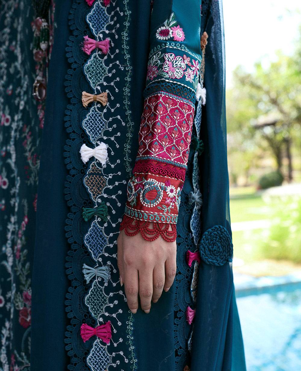 Republic Womenswear | Kalani Eid Luxury Lawn 25 | D6-B - Talia by Maria Faisal - Registered Vendor of : Republic Womenswear - type : Ladies Clothes - 100% original wedding dresses