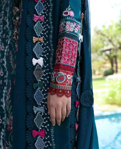 Republic Womenswear | Kalani Eid Luxury Lawn 25 | D6-B - Talia by Maria Faisal - Registered Vendor of : Republic Womenswear - type : Ladies Clothes - 100% original wedding dresses