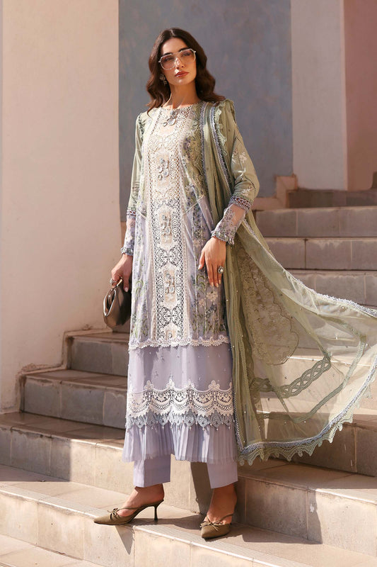 Maria B | Lawn 26 | D-2606-B - Luxury Dress - available at Maria Faisal in UK and USA.