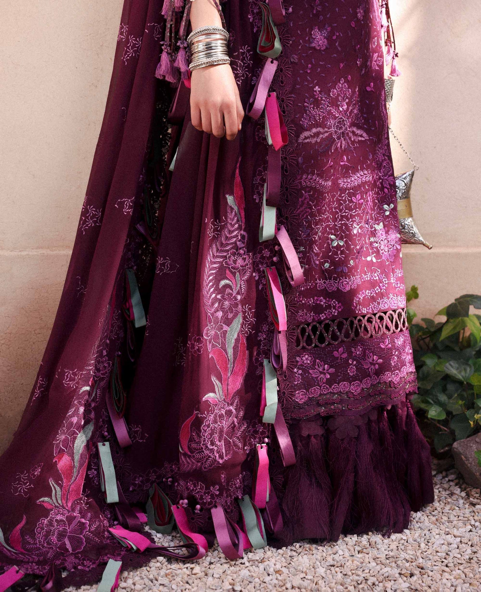 Republic Womenswear | Reine Luxury Lawn 26 | Icie - Dress - available at Maria Faisal in UK and USA.