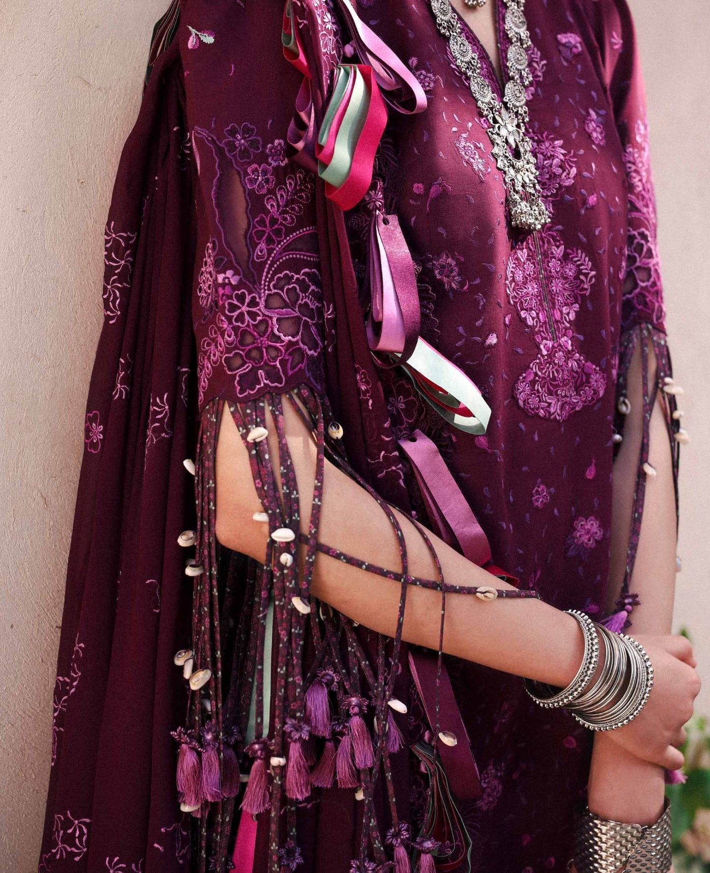 Republic Womenswear | Reine Luxury Lawn 26 | Icie - Dress - available at Maria Faisal in UK and USA.
