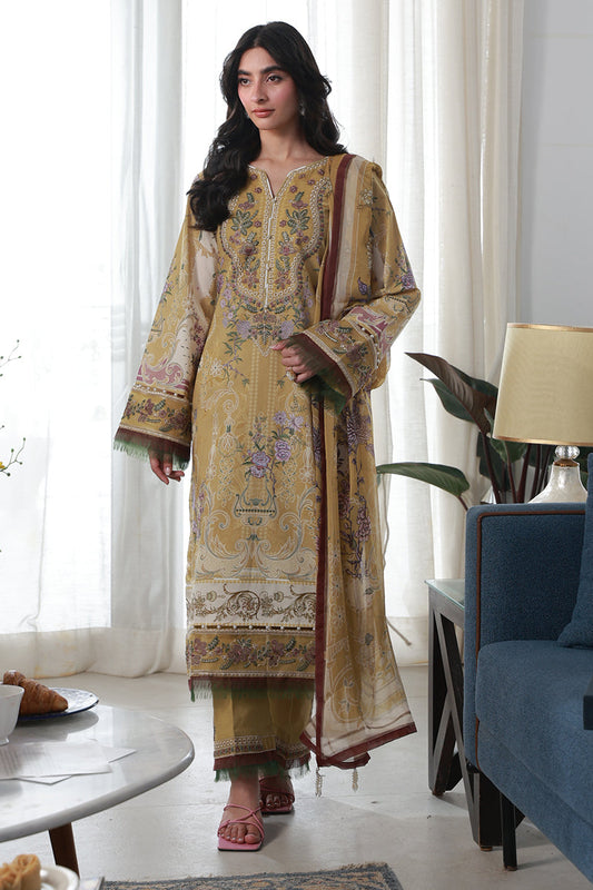 Gulaal | Delia Lawn 26 | Esme - Luxury Dress - available at Maria Faisal in UK and USA.