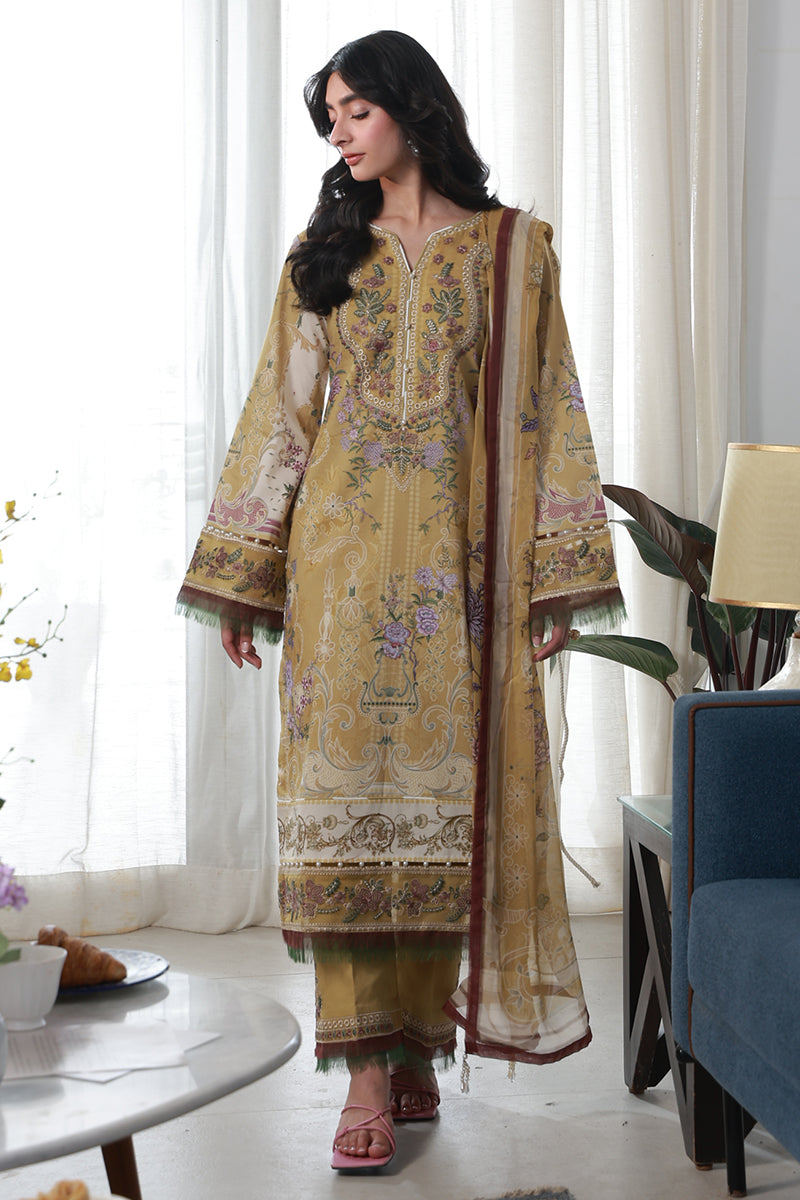 Gulaal | Delia Lawn | Esme - Luxury Dress - available at Maria Faisal in UK and USA.