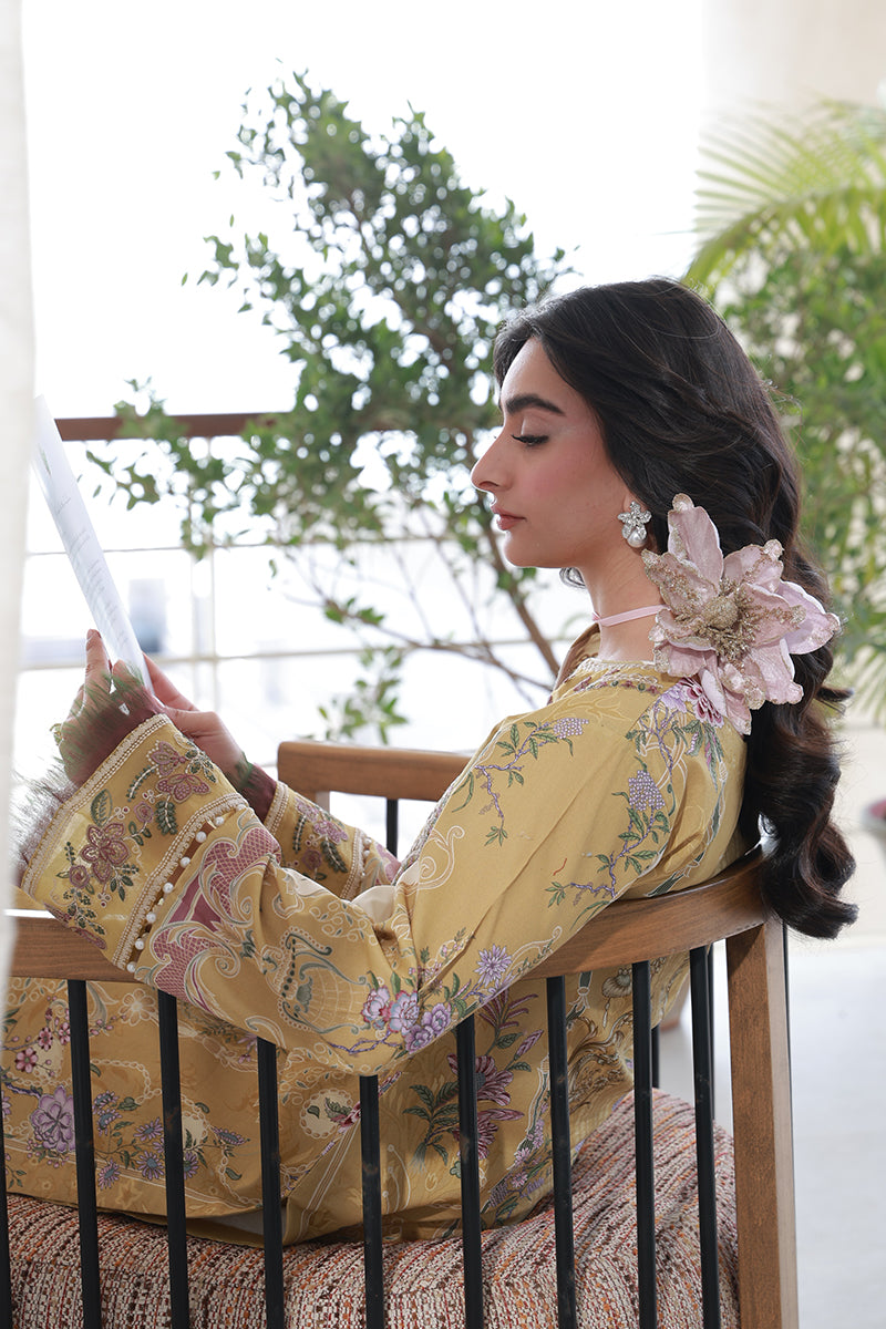Gulaal | Delia Lawn | Esme - Luxury Dress - available at Maria Faisal in UK and USA.