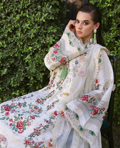 Republic Womenswear | Kalani Eid Luxury Lawn 25 | D7-A - Mira by Maria Faisal - Registered Vendor of : Republic Womenswear - type : Ladies Clothes - 100% original wedding dresses
