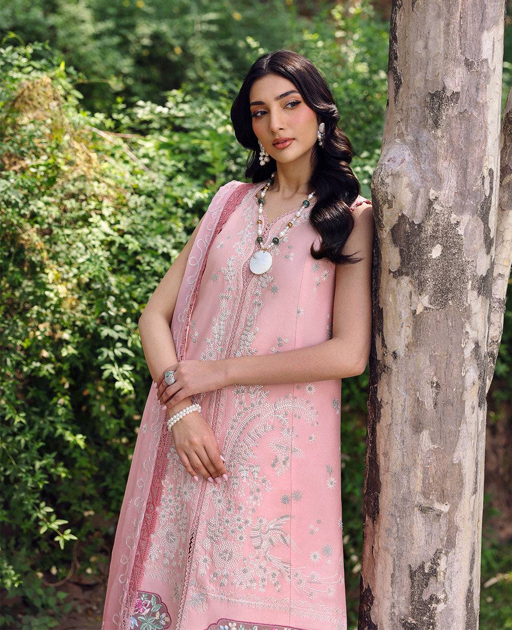 Republic Womenswear | Talia Luxury Lawn 25 | D7-A - Ora by Maria Faisal - Registered Vendor of : Republic Womenswear - type : Ladies Clothes - 100% original wedding dresses