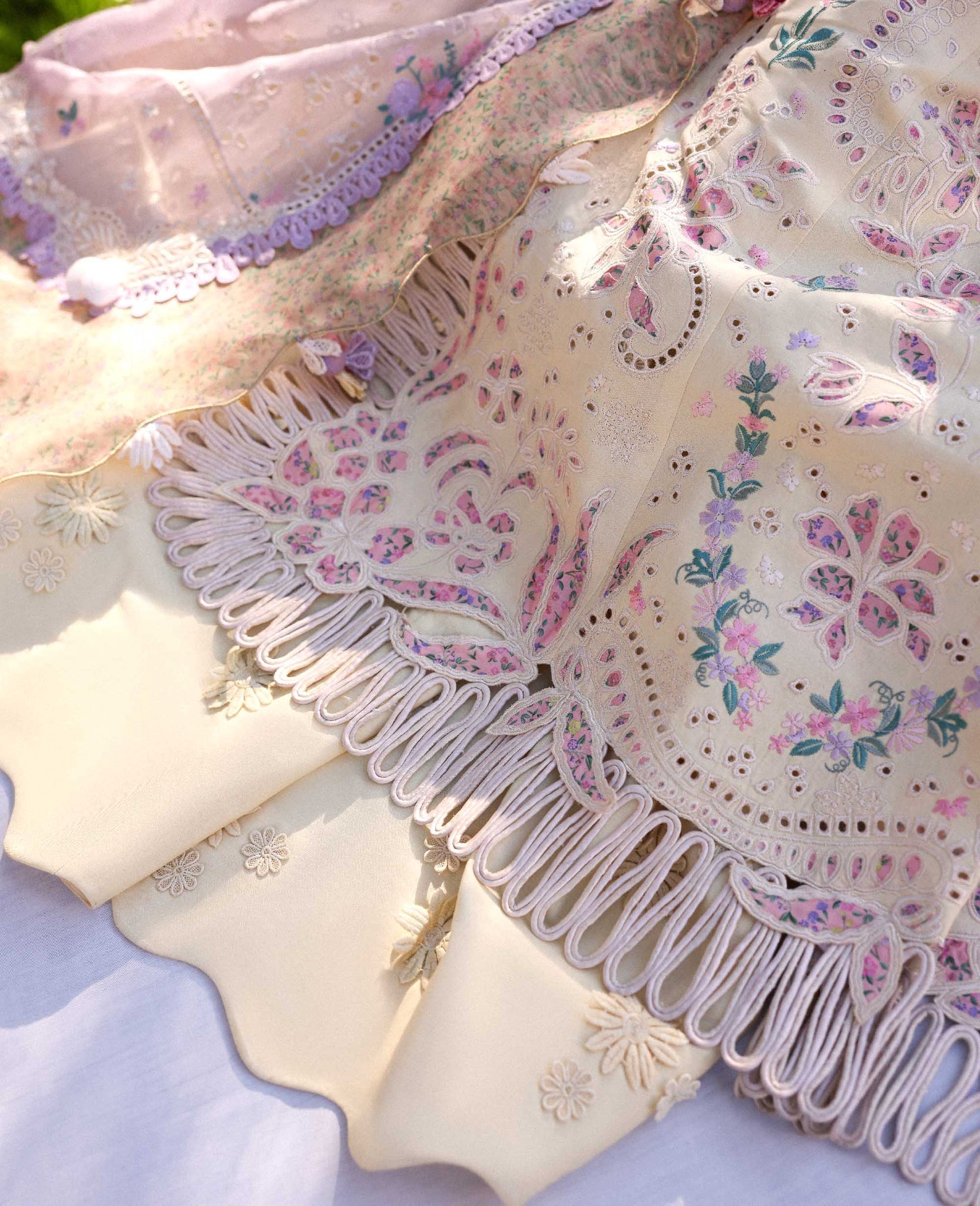 Republic Womenswear | Reine Luxury Lawn 26 | Lumi - Dress - available at Maria Faisal in UK and USA.