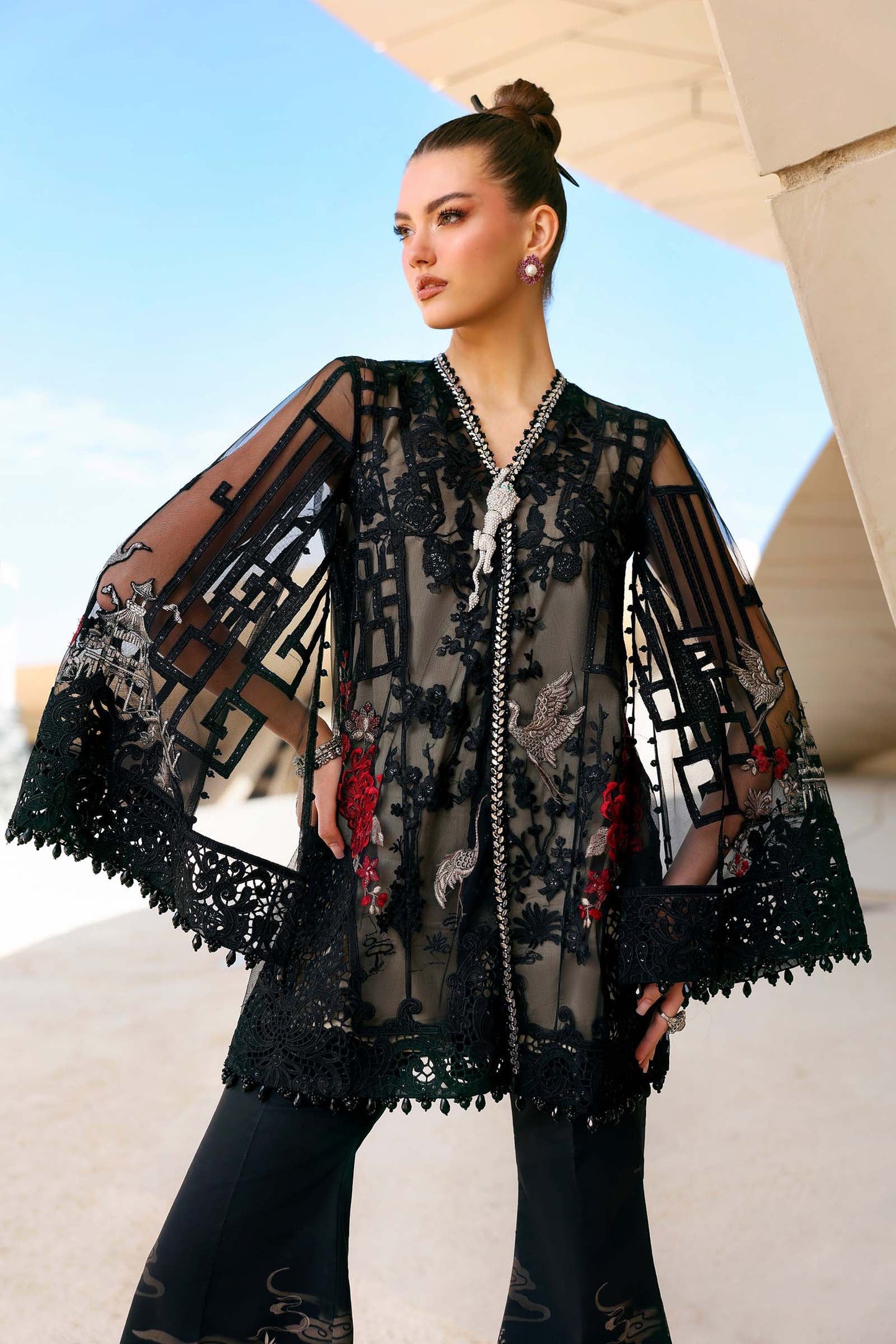 Maria B | Lawn 26 | D-2607-B - Luxury Dress - available at Maria Faisal in UK and USA.