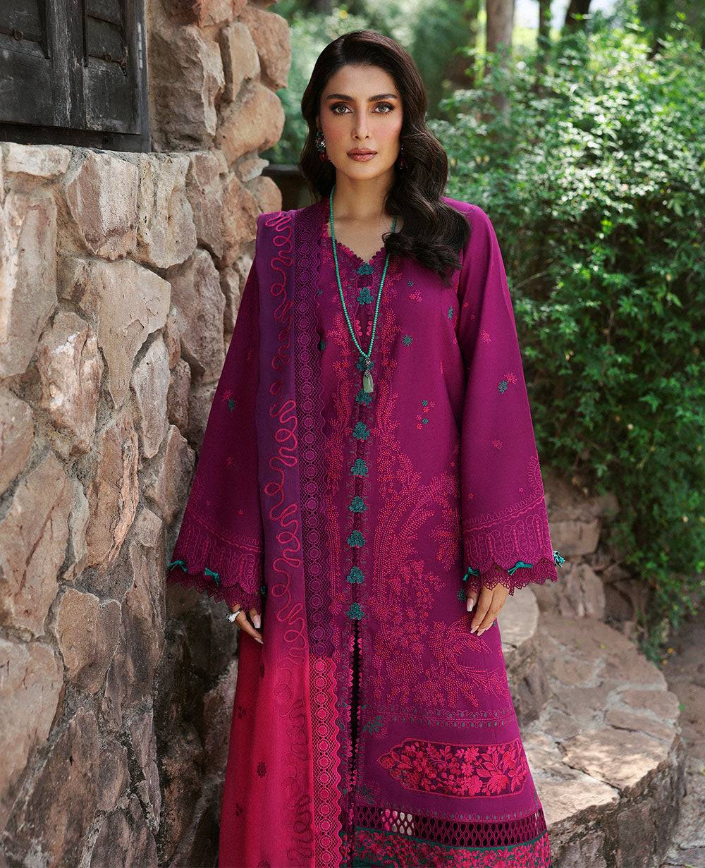 Republic Womenswear | Talia Luxury Lawn 25 | D7-B - Elin by Maria Faisal - Registered Vendor of : Republic Womenswear - type : Ladies Clothes - 100% original wedding dresses