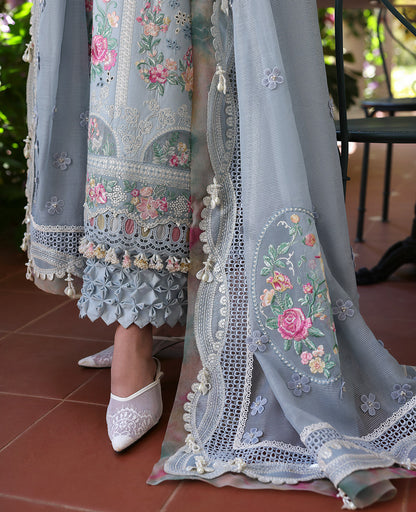 Republic Womenswear | Kalani Eid Luxury Lawn 25 | D7-B - Hoor by Maria Faisal - Registered Vendor of : Republic Womenswear - type : Ladies Clothes - 100% original wedding dresses