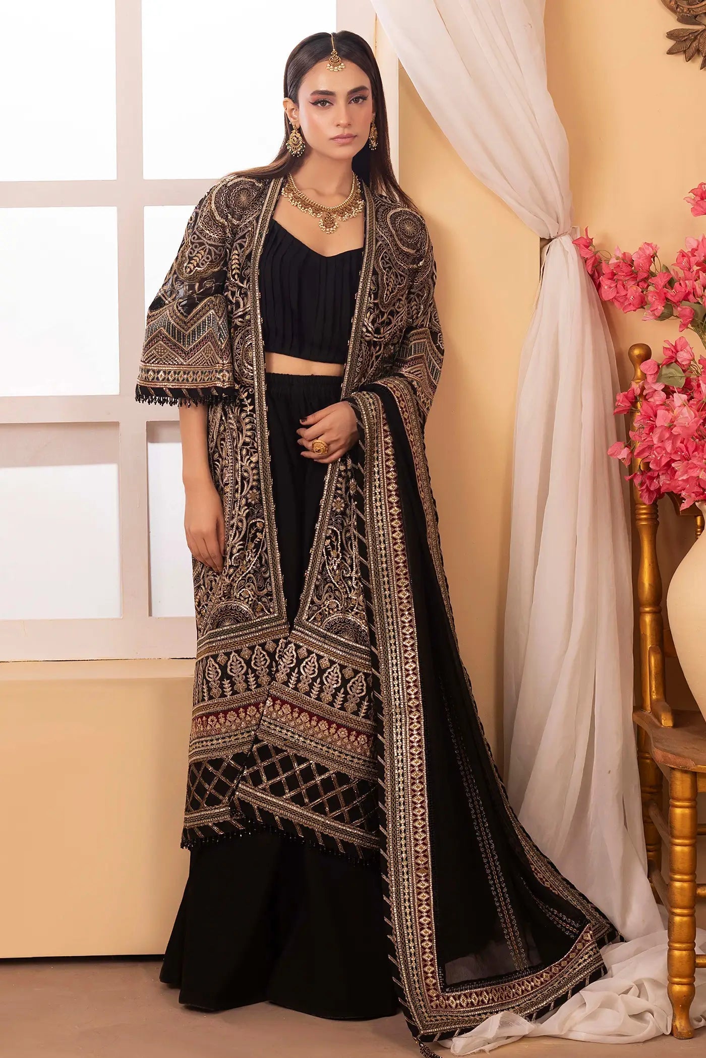 Adans Libas | Barroco Formals 25 | Barroco 1556 - Formal Dress - available at Maria Faisal in UK and USA.