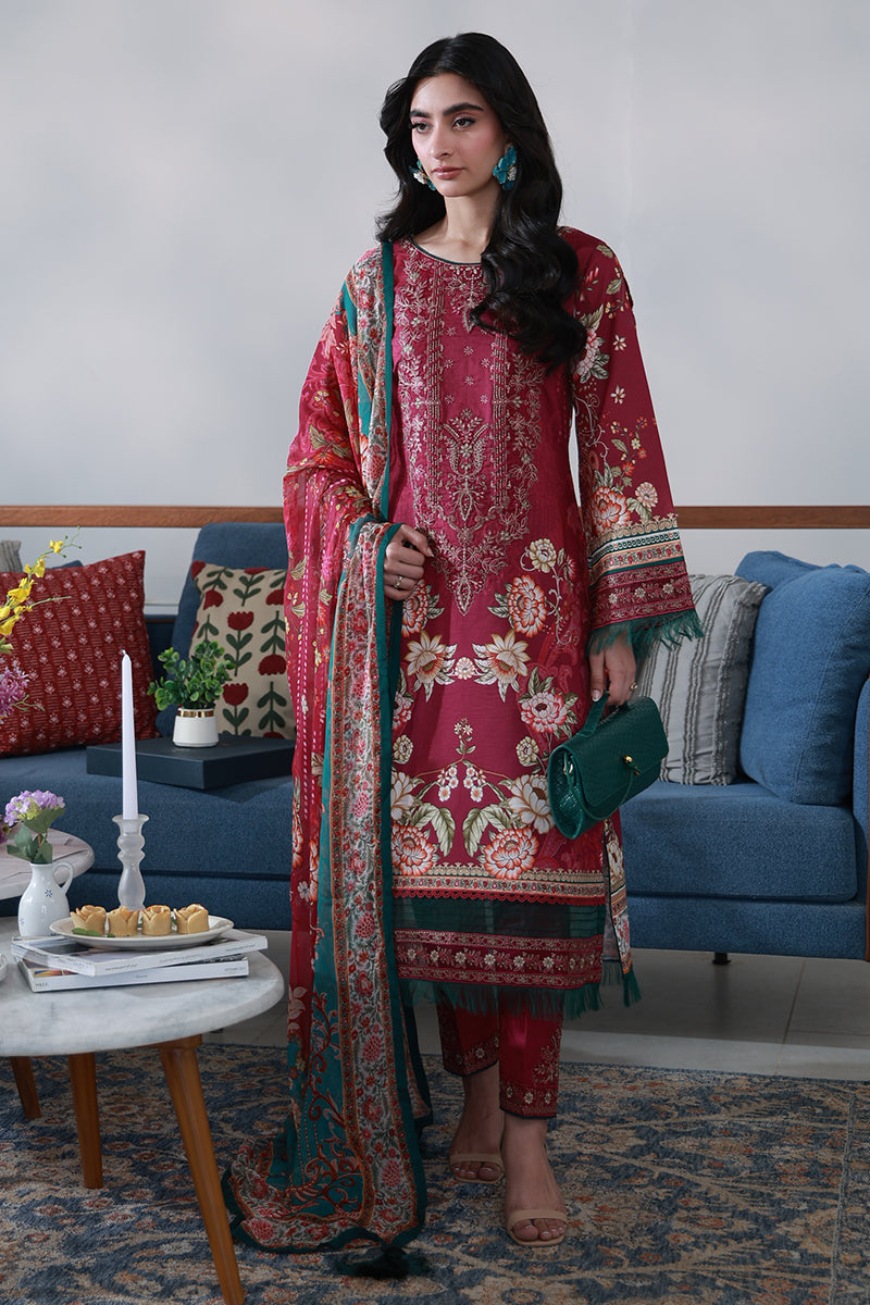 Gulaal | Delia Lawn | Hilyn - Luxury Dress - available at Maria Faisal in UK and USA.