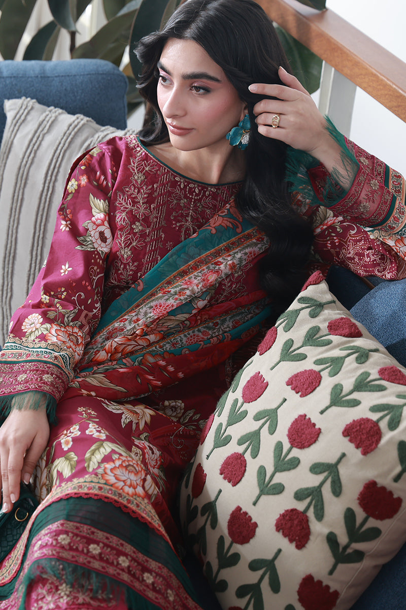 Gulaal | Delia Lawn | Hilyn - Luxury Dress - available at Maria Faisal in UK and USA.