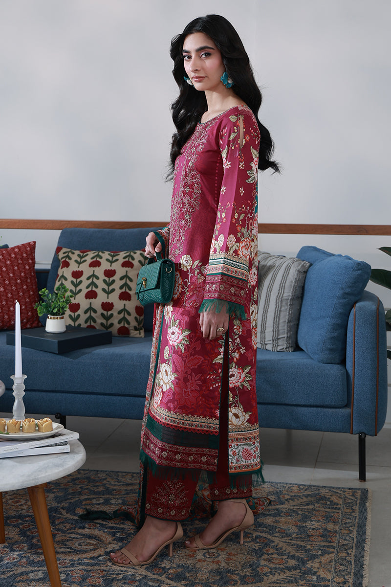 Gulaal | Delia Lawn | Hilyn - Luxury Dress - available at Maria Faisal in UK and USA.